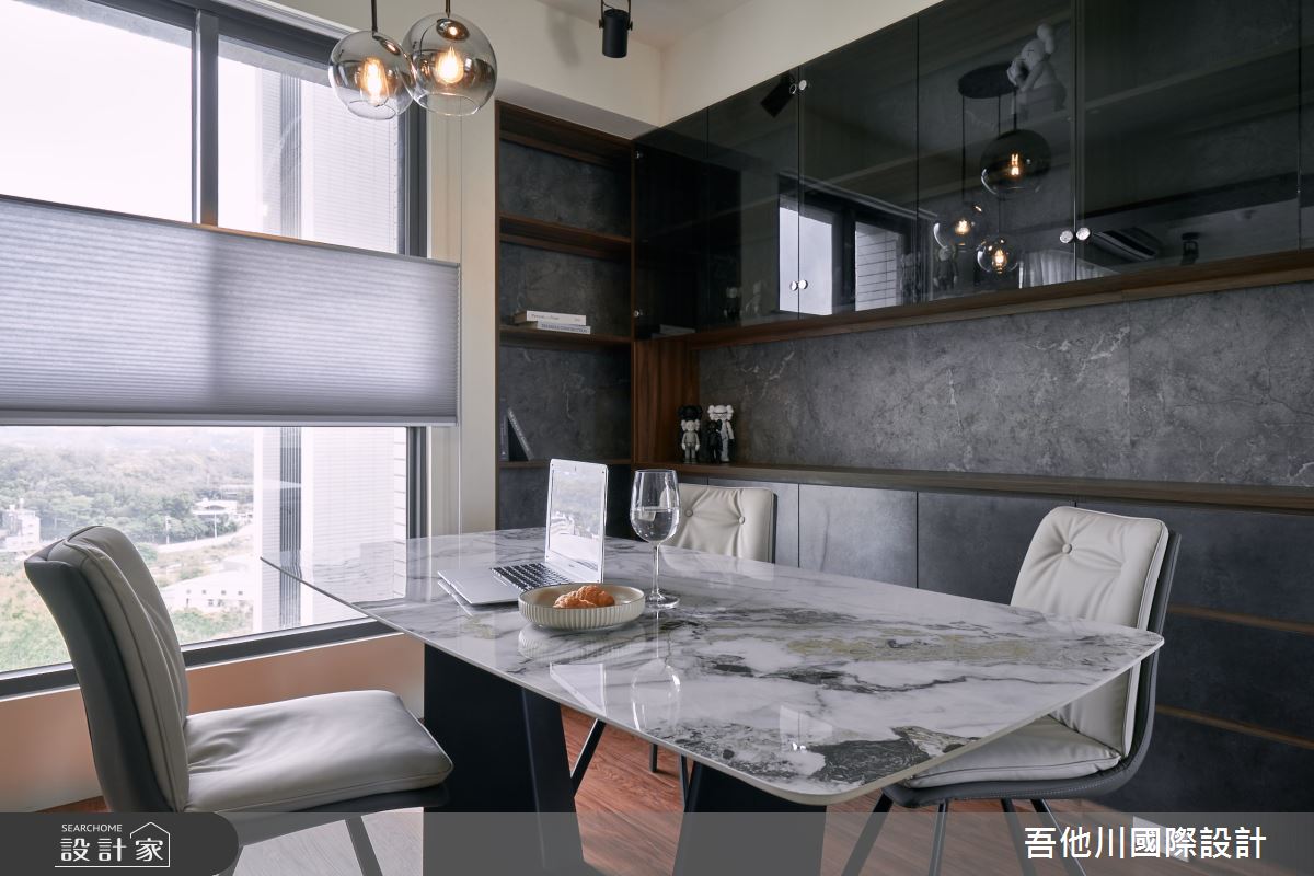 28坪新成屋(5年以下)＿現代風客廳案例圖片＿吾他川室內設計＿吾他川_克里羅奧_新竹香山之12