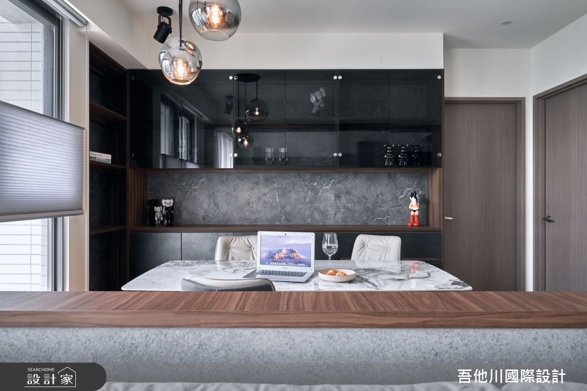 28坪新成屋(5年以下)＿現代風客廳案例圖片＿吾他川室內設計＿吾他川_克里羅奧_新竹香山之13