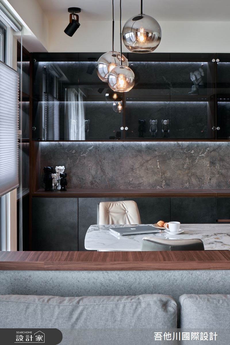 28坪新成屋(5年以下)＿現代風客廳案例圖片＿吾他川室內設計＿吾他川_克里羅奧_新竹香山之15