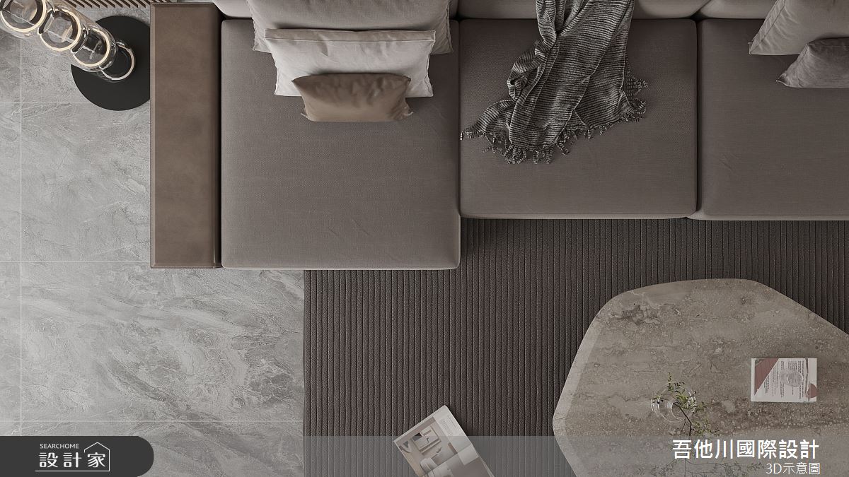 35坪新成屋(5年以下)＿簡約風客廳案例圖片＿吾他川室內設計＿吾他川_簡單宅_新竹東區之9