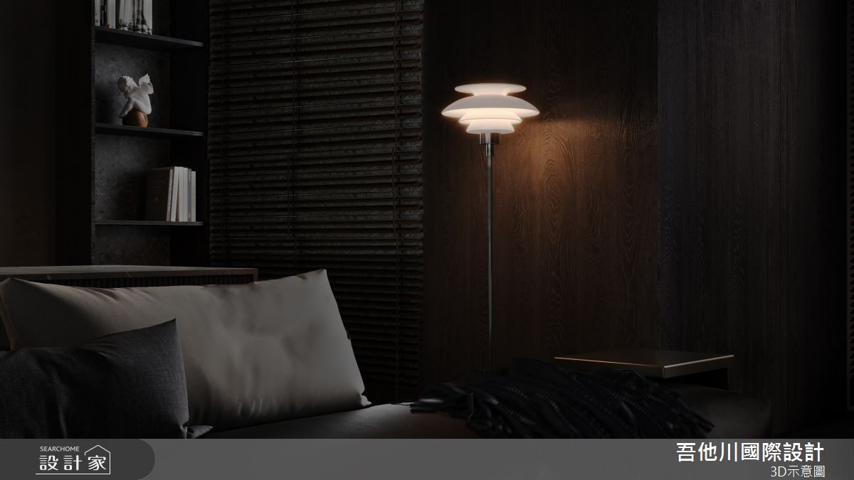 35坪新成屋(5年以下)＿簡約風客廳案例圖片＿吾他川室內設計＿吾他川_深呼吸_新竹東區之7