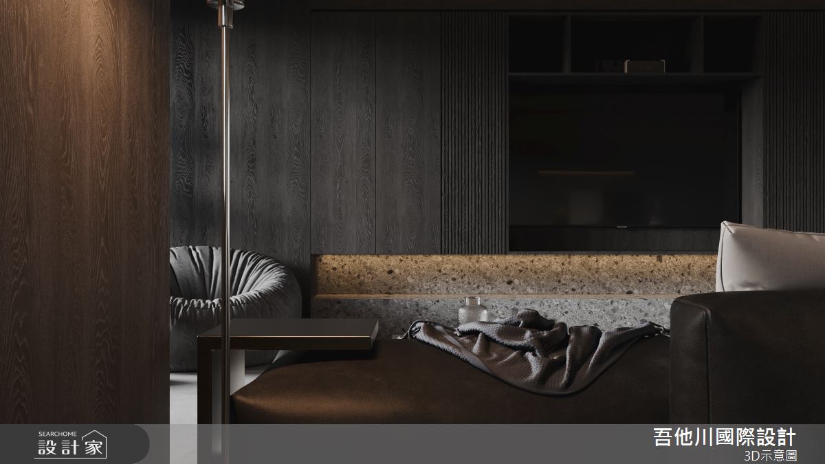 35坪新成屋(5年以下)＿簡約風客廳案例圖片＿吾他川室內設計＿吾他川_深呼吸_新竹東區之5