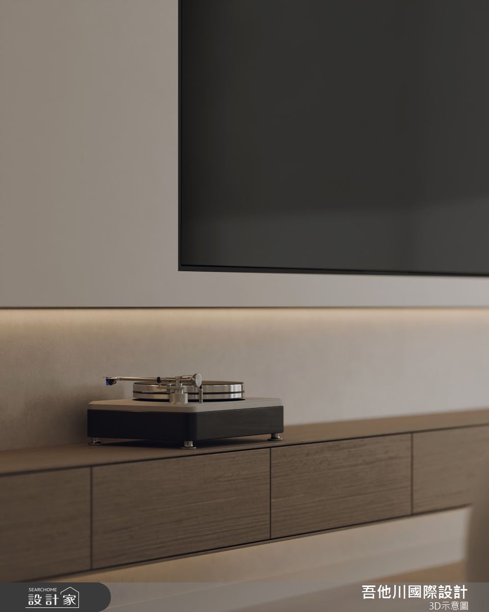 28坪新成屋(5年以下)＿簡約風客廳案例圖片＿吾他川室內設計＿吾他川_U宅_新竹東區之6