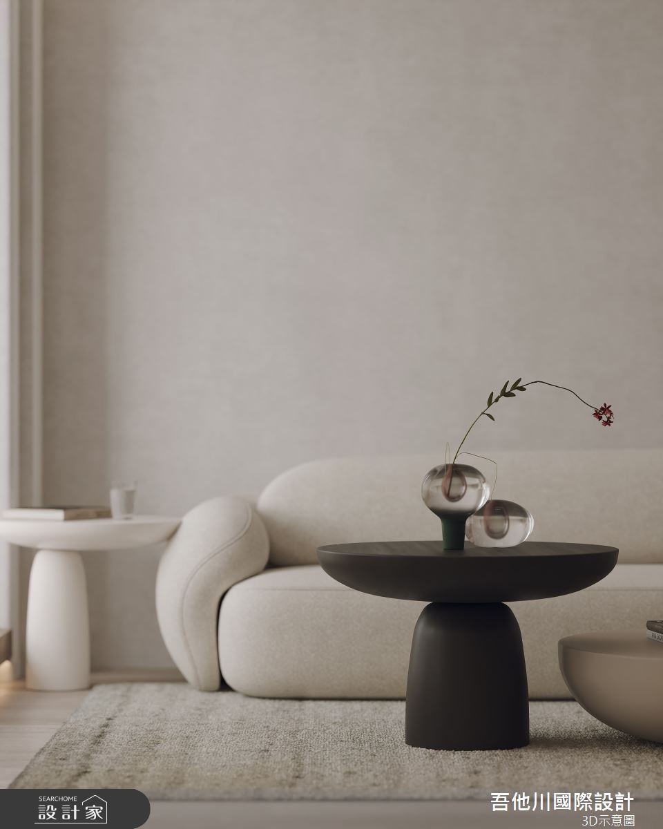 28坪新成屋(5年以下)＿簡約風客廳案例圖片＿吾他川室內設計＿吾他川_U宅_新竹東區之8