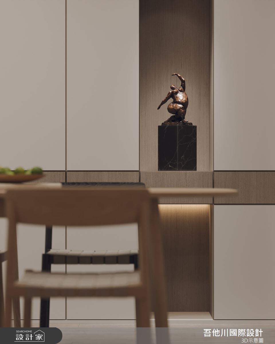 28坪新成屋(5年以下)＿簡約風餐廳案例圖片＿吾他川室內設計＿吾他川_U宅_新竹東區之11