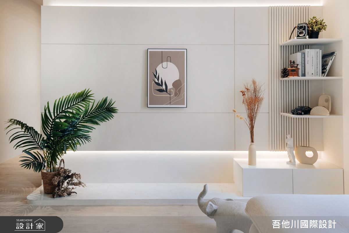 25坪新成屋(5年以下)＿北歐風客廳案例圖片＿吾他川室內設計＿吾他川_時序_新竹香山區之4
