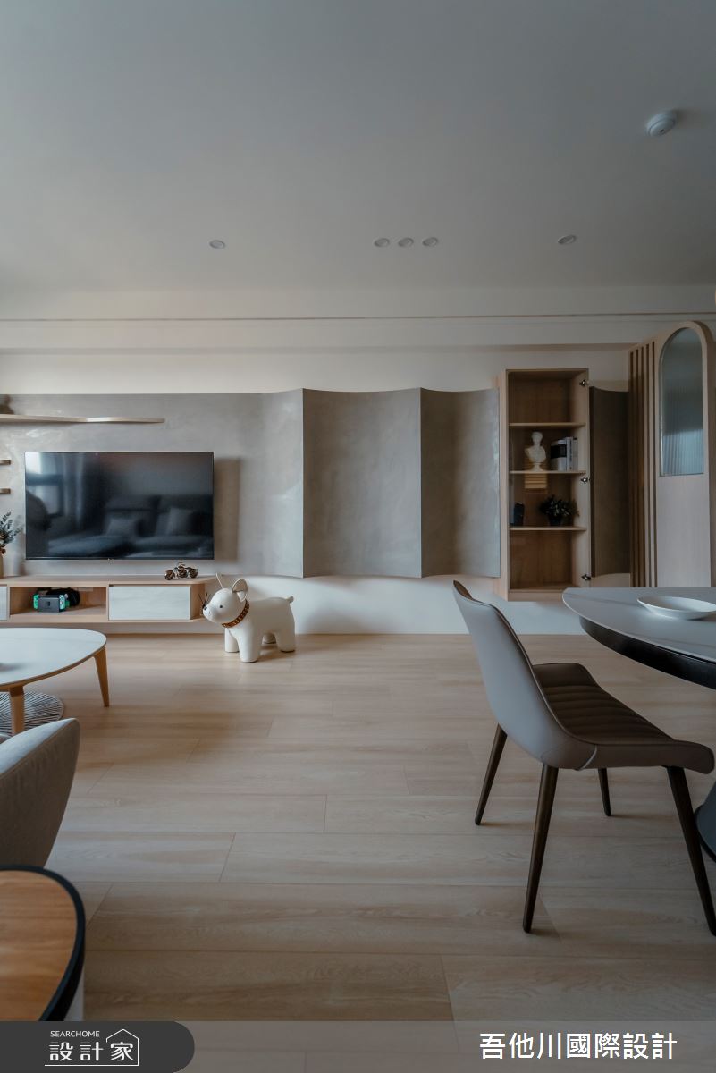 新成屋(5年以下)＿簡約風客廳餐廳案例圖片＿吾他川室內設計＿吾他川_素地之境之5