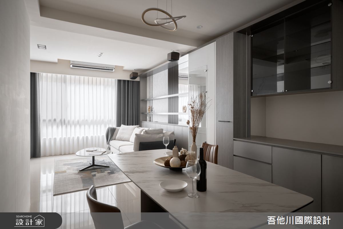 新成屋(5年以下)＿現代風客廳餐廳案例圖片＿吾他川室內設計＿吾他川_家益大舜_新竹之4