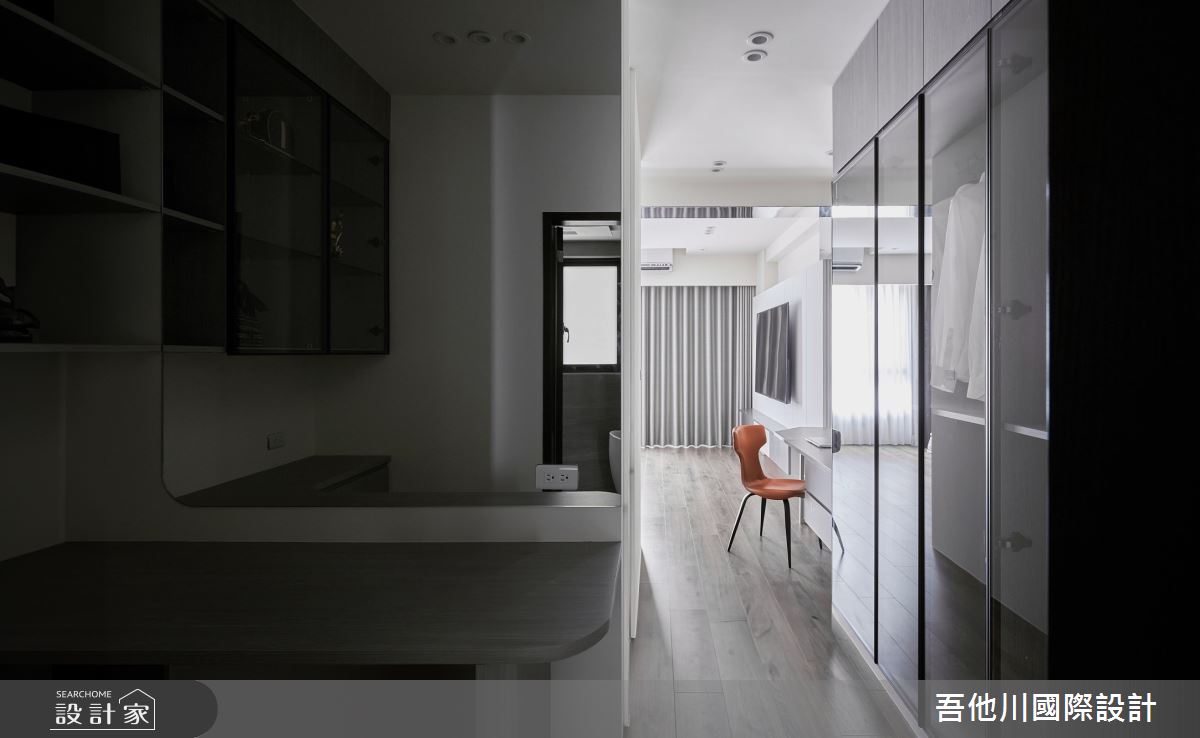 新成屋(5年以下)＿現代風臥室更衣間案例圖片＿吾他川室內設計＿吾他川_家益大舜_新竹之9