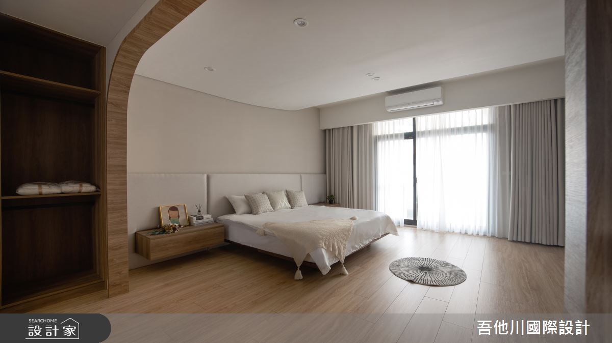 24坪新成屋(5年以下)＿侘寂風臥室案例圖片＿吾他川室內設計＿吾他川_侘-日宅_苗栗之23