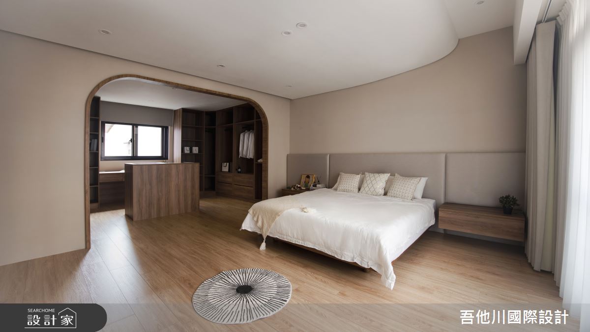 24坪新成屋(5年以下)＿侘寂風臥室案例圖片＿吾他川室內設計＿吾他川_侘-日宅_苗栗之25