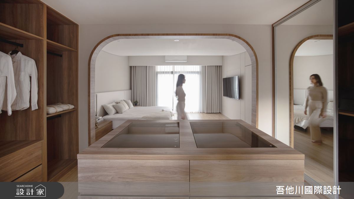 24坪新成屋(5年以下)＿侘寂風臥室案例圖片＿吾他川室內設計＿吾他川_侘-日宅_苗栗之22