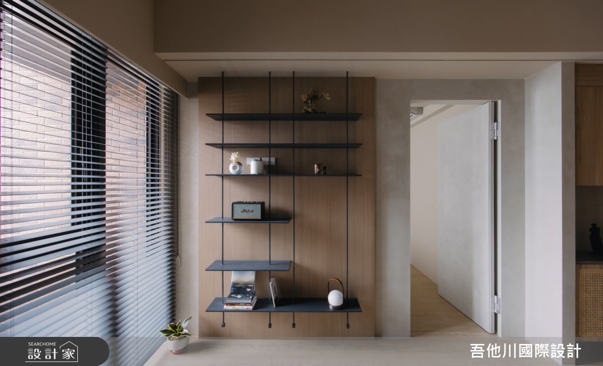 新成屋(5年以下)＿混搭風客廳案例圖片＿吾他川室內設計＿吾他川_微醺巴黎_新竹東區之15