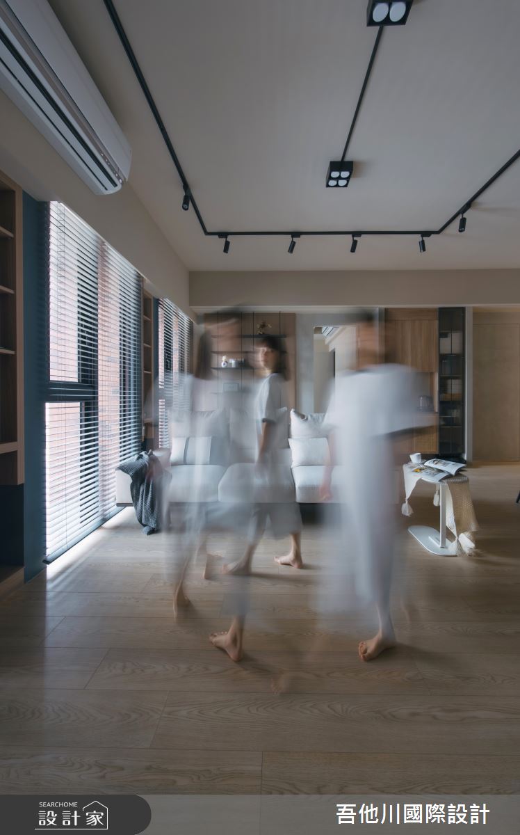 新成屋(5年以下)＿混搭風客廳案例圖片＿吾他川室內設計＿吾他川_微醺巴黎_新竹東區之13