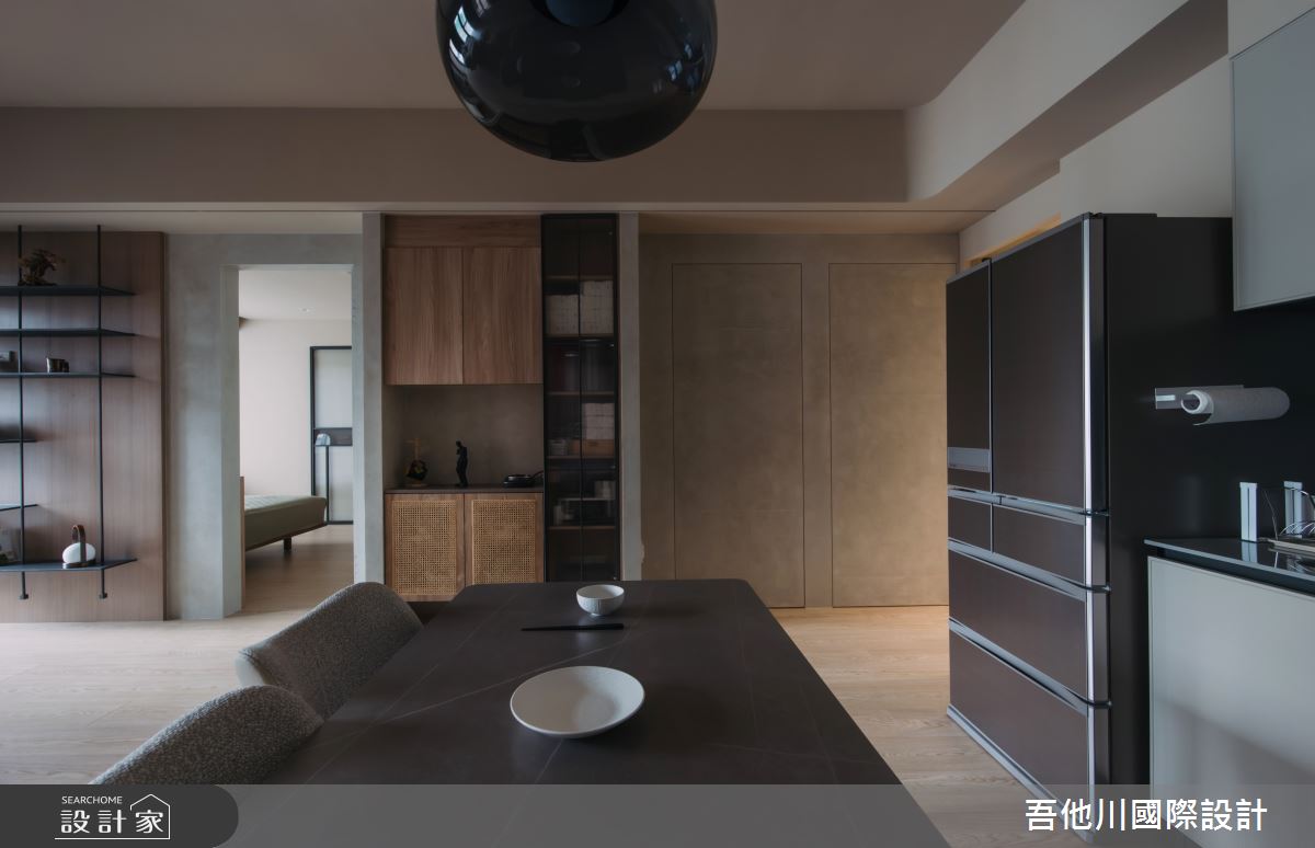 新成屋(5年以下)＿混搭風餐廳案例圖片＿吾他川室內設計＿吾他川_微醺巴黎_新竹東區之20