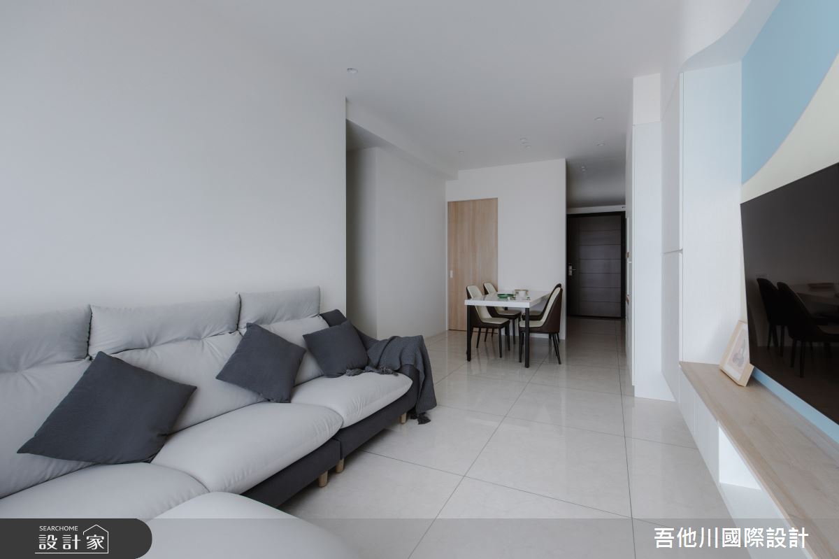 15坪預售屋＿北歐風玄關客廳餐廳案例圖片＿吾他川室內設計＿吾他川_雲端之城之8