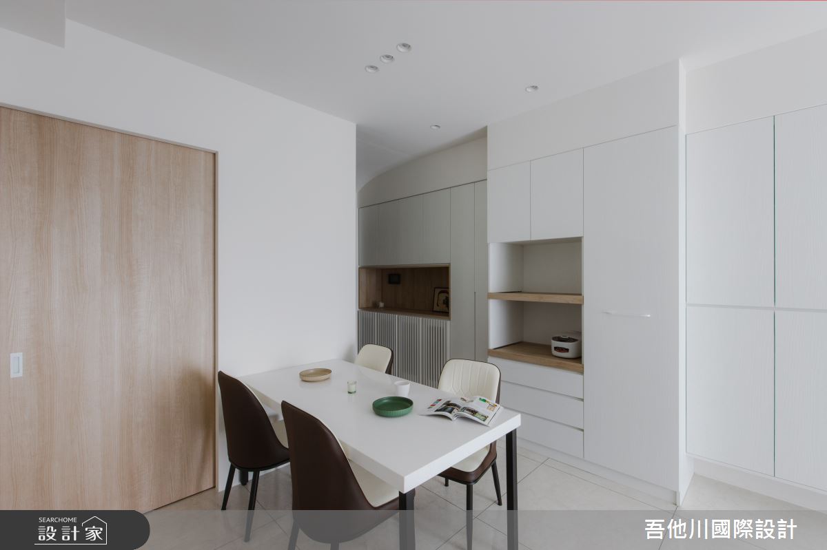 15坪預售屋＿北歐風玄關餐廳案例圖片＿吾他川室內設計＿吾他川_雲端之城之1
