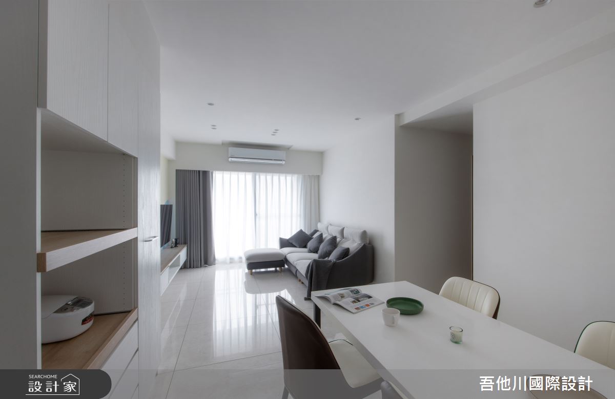 15坪預售屋＿北歐風客廳餐廳案例圖片＿吾他川室內設計＿吾他川_雲端之城之5