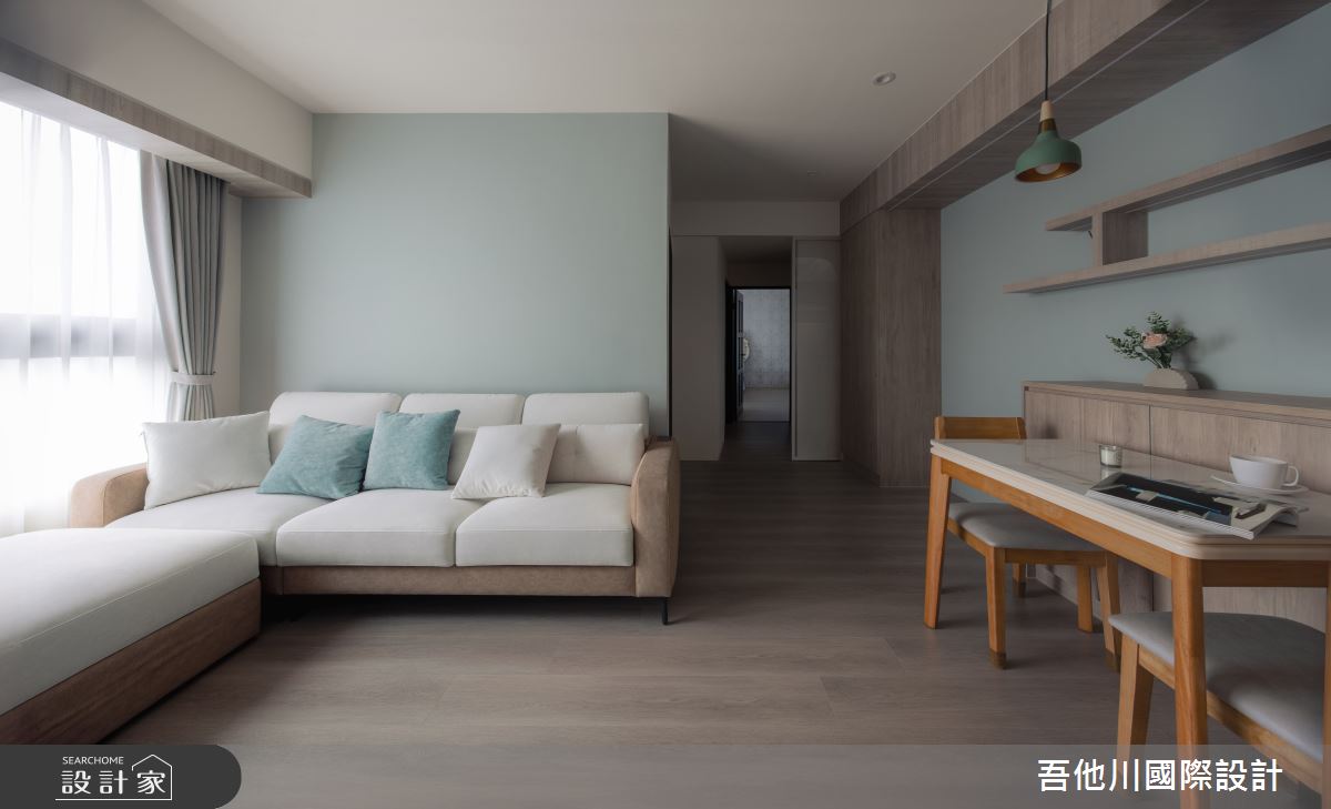 15坪預售屋＿北歐風客廳餐廳案例圖片＿吾他川室內設計＿吾他川_時光染懶之10