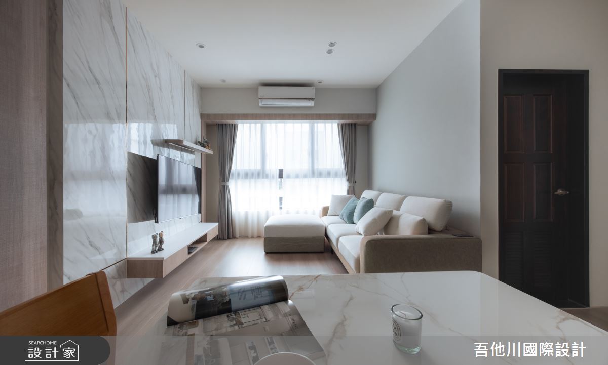 15坪預售屋＿北歐風客廳餐廳案例圖片＿吾他川室內設計＿吾他川_時光染懶之12