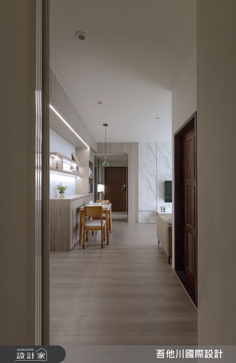 15坪預售屋＿北歐風走廊案例圖片＿吾他川室內設計＿吾他川_時光染懶之14