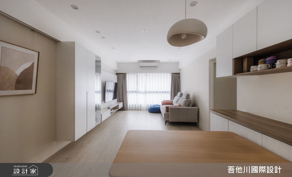 22坪中古屋(5~15年)＿北歐風客廳餐廳案例圖片＿吾他川室內設計＿吾他川_日光森居之4