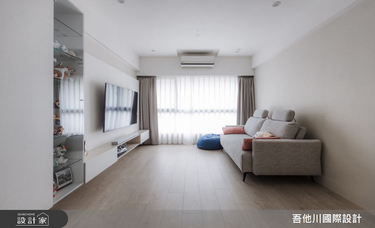 22坪中古屋(5~15年)＿北歐風客廳案例圖片＿吾他川室內設計＿吾他川_日光森居之11