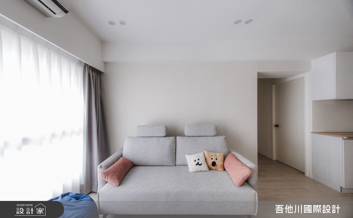 22坪中古屋(5~15年)＿北歐風客廳案例圖片＿吾他川室內設計＿吾他川_日光森居之14