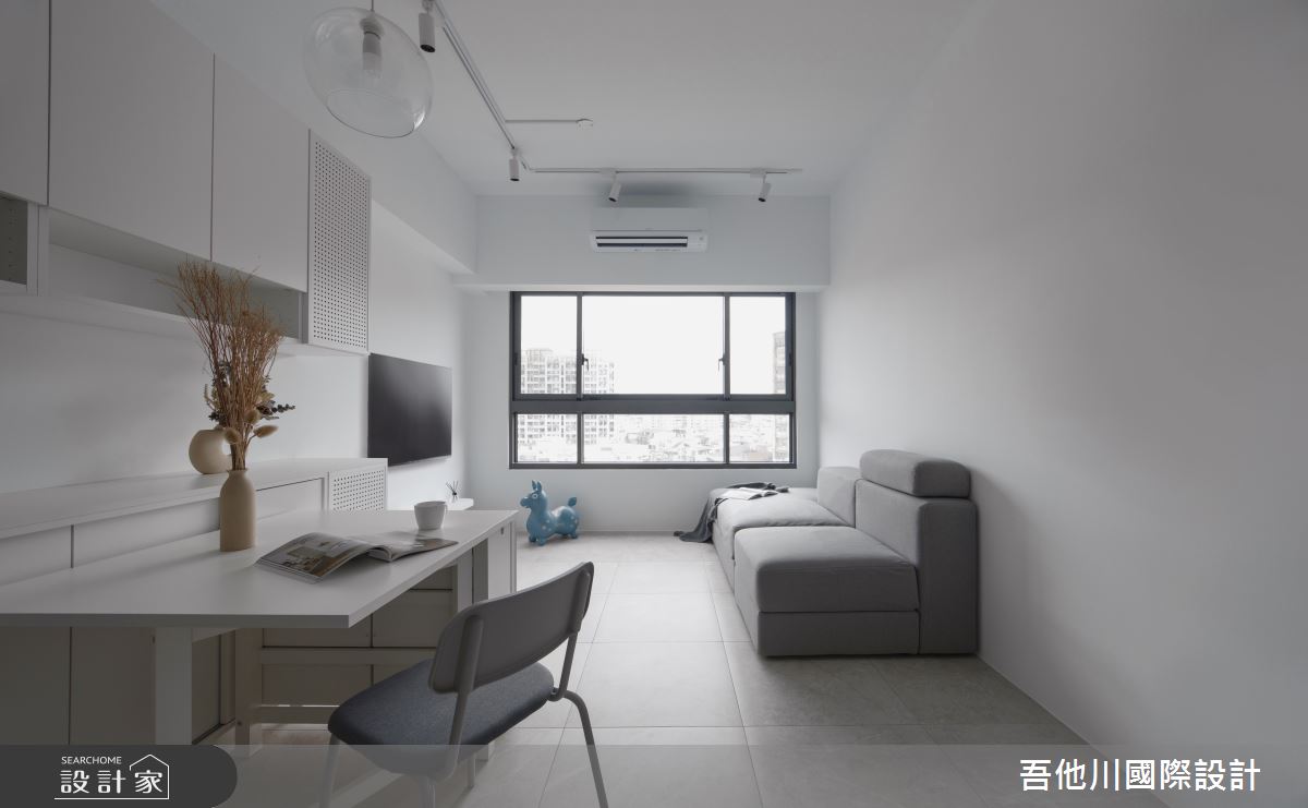13坪預售屋＿簡約風客廳餐廳案例圖片＿吾他川室內設計＿吾他川_嫩芽_新竹竹東之11