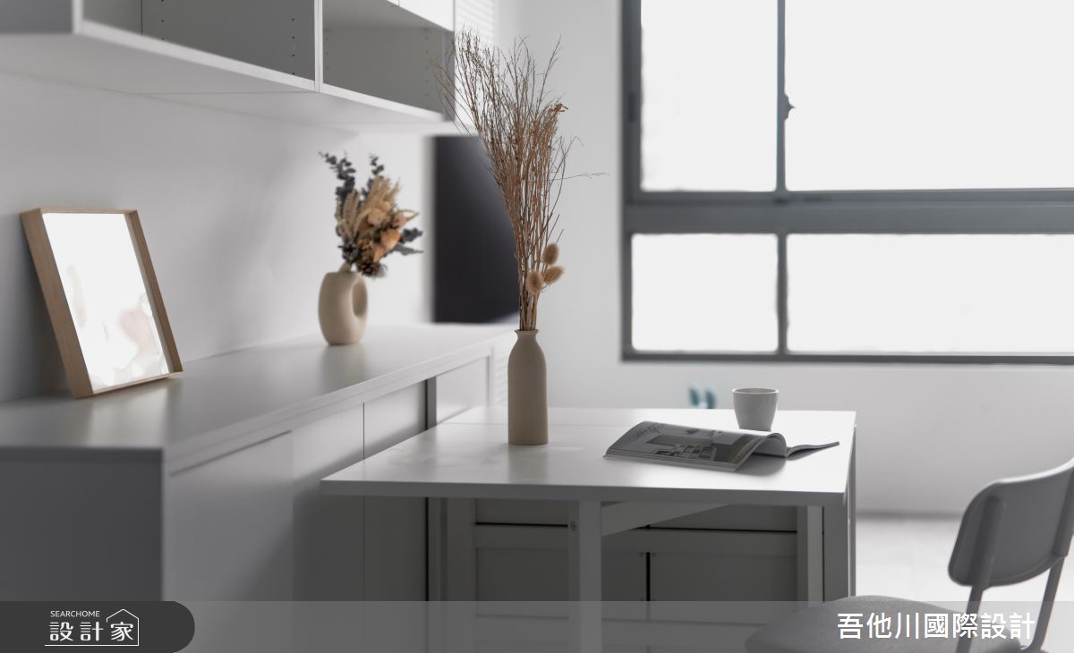 13坪預售屋＿簡約風餐廳案例圖片＿吾他川室內設計＿吾他川_嫩芽_新竹竹東之12