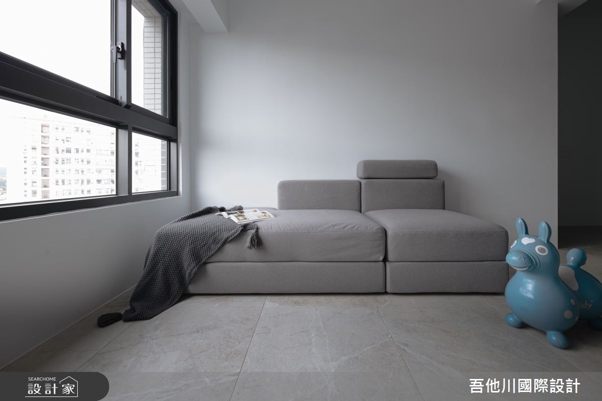 13坪預售屋＿簡約風客廳案例圖片＿吾他川室內設計＿吾他川_嫩芽_新竹竹東之17