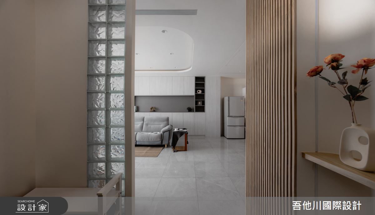 42坪預售屋＿北歐風玄關客廳案例圖片＿吾他川室內設計＿吾他川_自然之境之2
