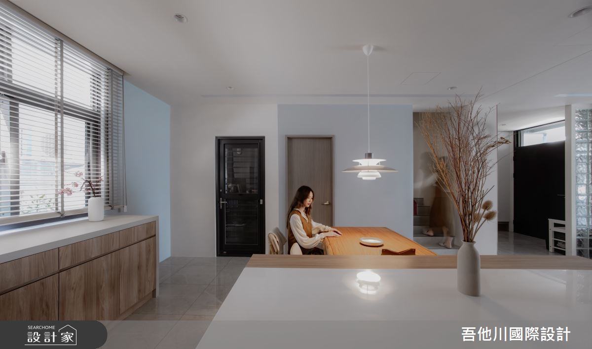 42坪預售屋＿北歐風玄關餐廳樓梯中島案例圖片＿吾他川室內設計＿吾他川_自然之境之16