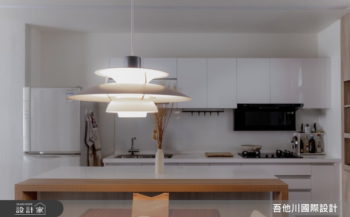 42坪預售屋＿北歐風餐廳廚房中島案例圖片＿吾他川室內設計＿吾他川_自然之境之21