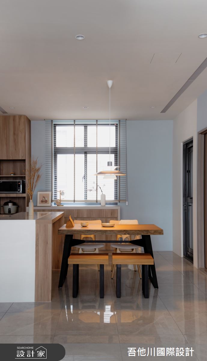 42坪預售屋＿北歐風餐廳中島案例圖片＿吾他川室內設計＿吾他川_自然之境之27