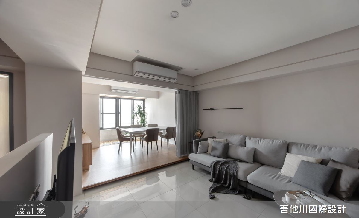 25坪老屋(16~30年)＿現代風客廳餐廳案例圖片＿吾他川室內設計＿吾他川_曦·境之11