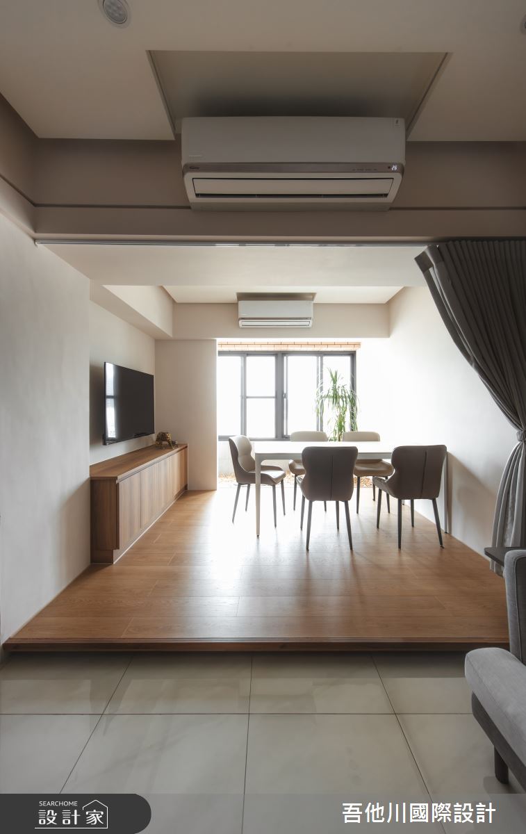 25坪老屋(16~30年)＿現代風客廳餐廳案例圖片＿吾他川室內設計＿吾他川_曦·境之14