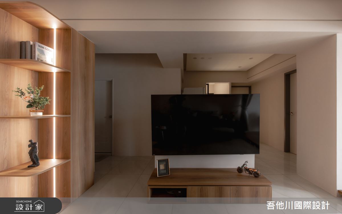 25坪老屋(16~30年)＿現代風客廳案例圖片＿吾他川室內設計＿吾他川_曦·境之3