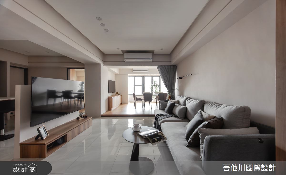 25坪老屋(16~30年)＿現代風客廳餐廳案例圖片＿吾他川室內設計＿吾他川_曦·境之5