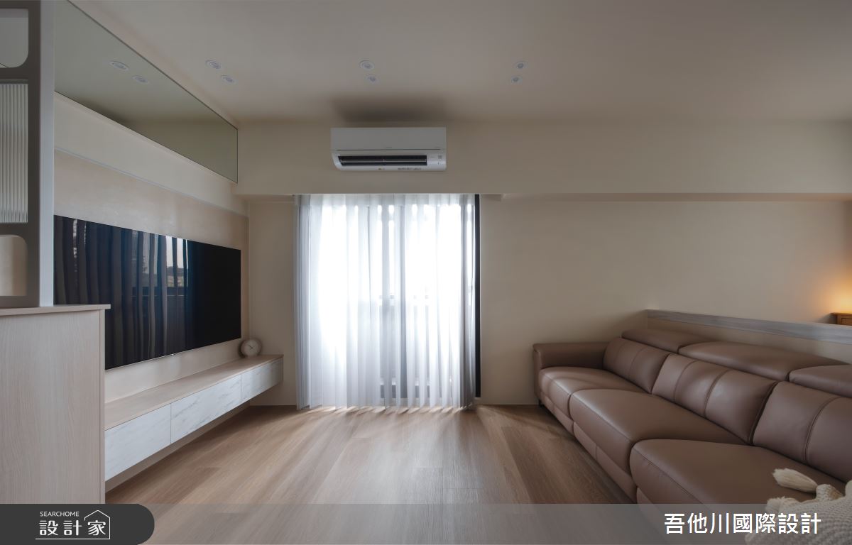 17坪預售屋＿北歐風客廳案例圖片＿吾他川室內設計＿吾他川_漫悅居_新竹香山之6