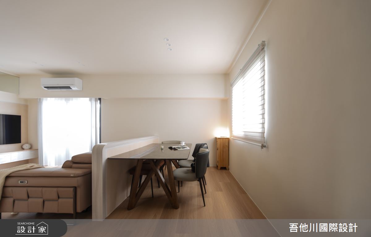 17坪預售屋＿北歐風客廳餐廳書房案例圖片＿吾他川室內設計＿吾他川_漫悅居_新竹香山之13
