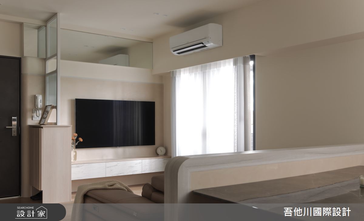 17坪預售屋＿北歐風玄關客廳餐廳書房案例圖片＿吾他川室內設計＿吾他川_漫悅居_新竹香山之12