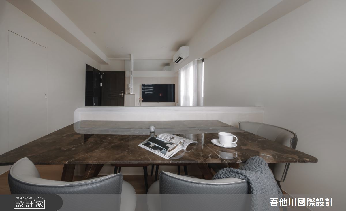 17坪預售屋＿北歐風玄關客廳餐廳書房案例圖片＿吾他川室內設計＿吾他川_漫悅居_新竹香山之15