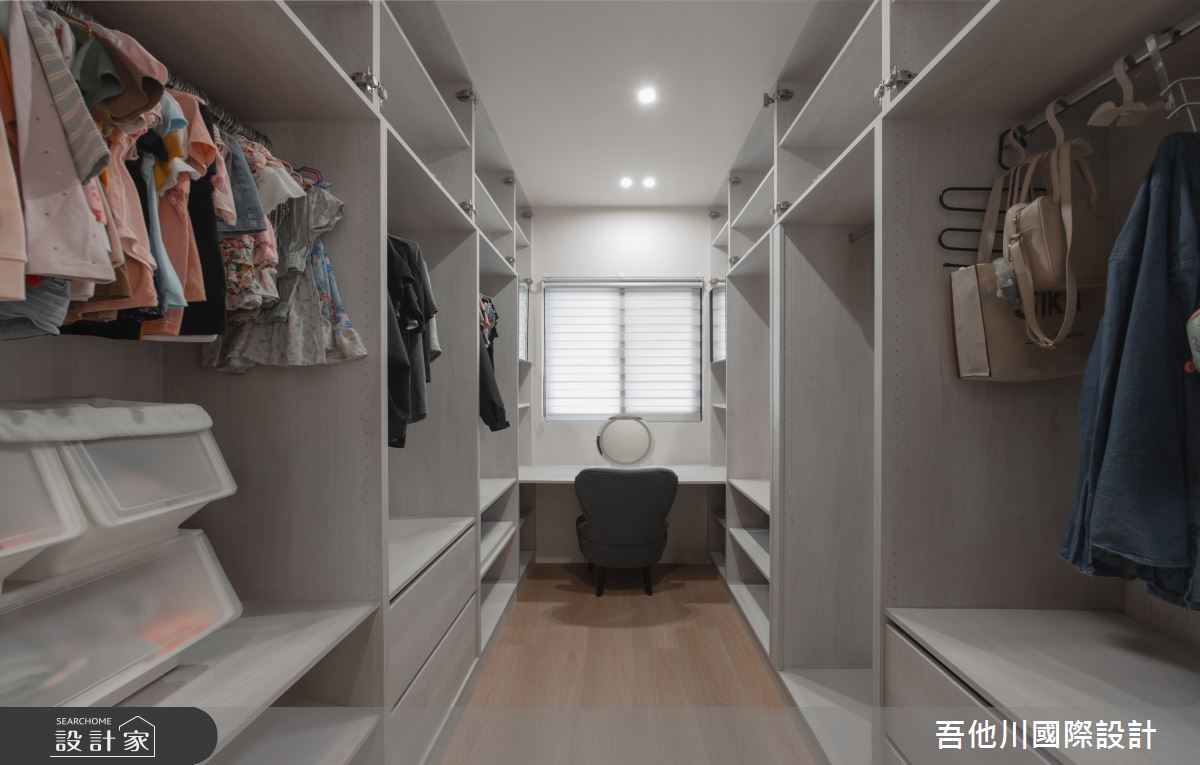 17坪預售屋＿北歐風更衣間案例圖片＿吾他川室內設計＿吾他川_漫悅居_新竹香山之3909
