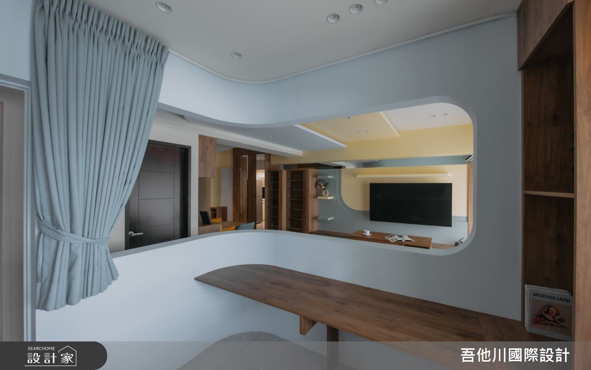 20坪預售屋＿混搭風書房案例圖片＿吾他川室內設計＿吾他川_Magic House_新竹東區之24