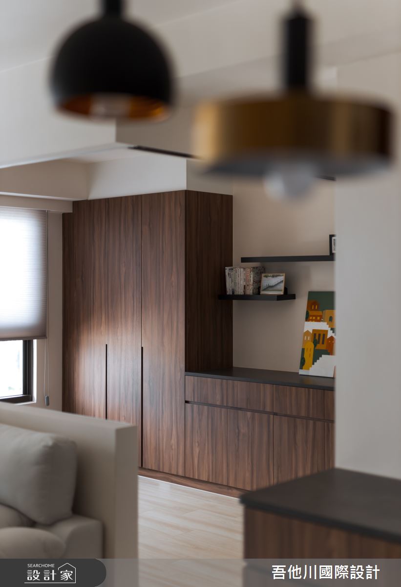 17坪新成屋(5年以下)＿北歐風客廳案例圖片＿吾他川室內設計＿吾他川_藝青宅_新竹竹北之20