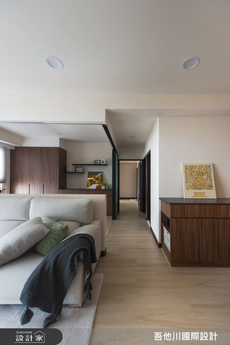 17坪新成屋(5年以下)＿北歐風客廳餐廳案例圖片＿吾他川室內設計＿吾他川_藝青宅_新竹竹北之18