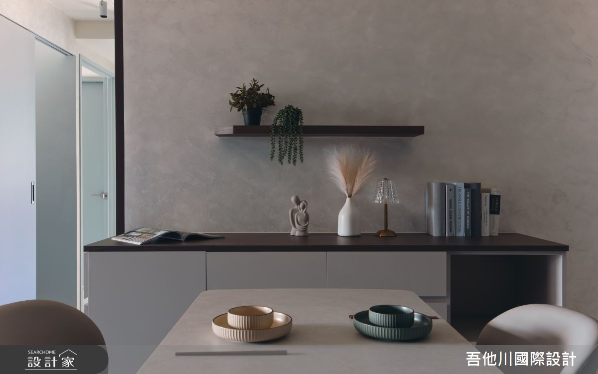 25坪新成屋(5年以下)＿混搭風餐廳案例圖片＿吾他川室內設計＿吾他川_海洋之韻_新竹竹北之16