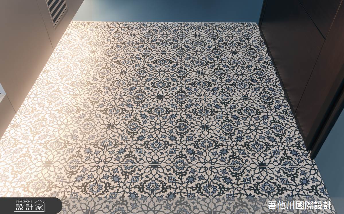 25坪新成屋(5年以下)＿混搭風玄關案例圖片＿吾他川室內設計＿吾他川_海洋之韻_新竹竹北之3