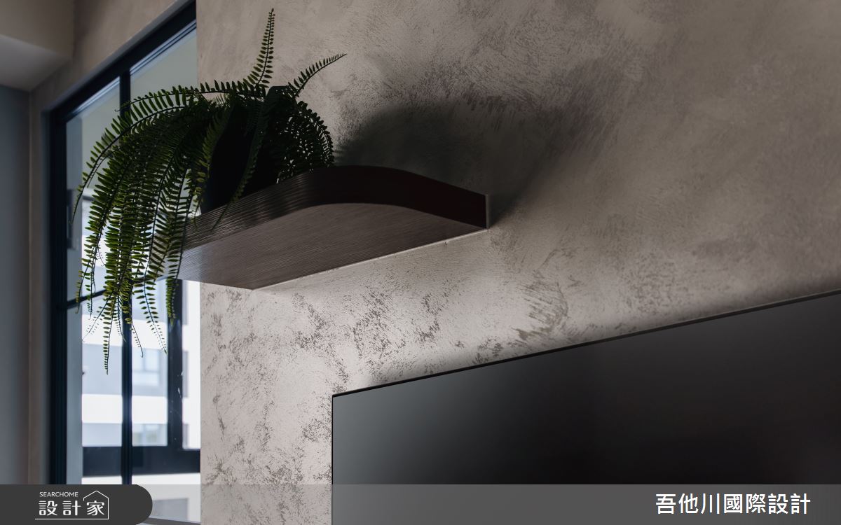 25坪新成屋(5年以下)＿混搭風客廳案例圖片＿吾他川室內設計＿吾他川_海洋之韻_新竹竹北之19